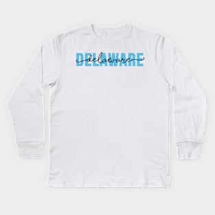 Delaware Kids Long Sleeve T-Shirt